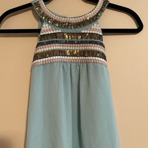 WHBM Sequin Halter Top